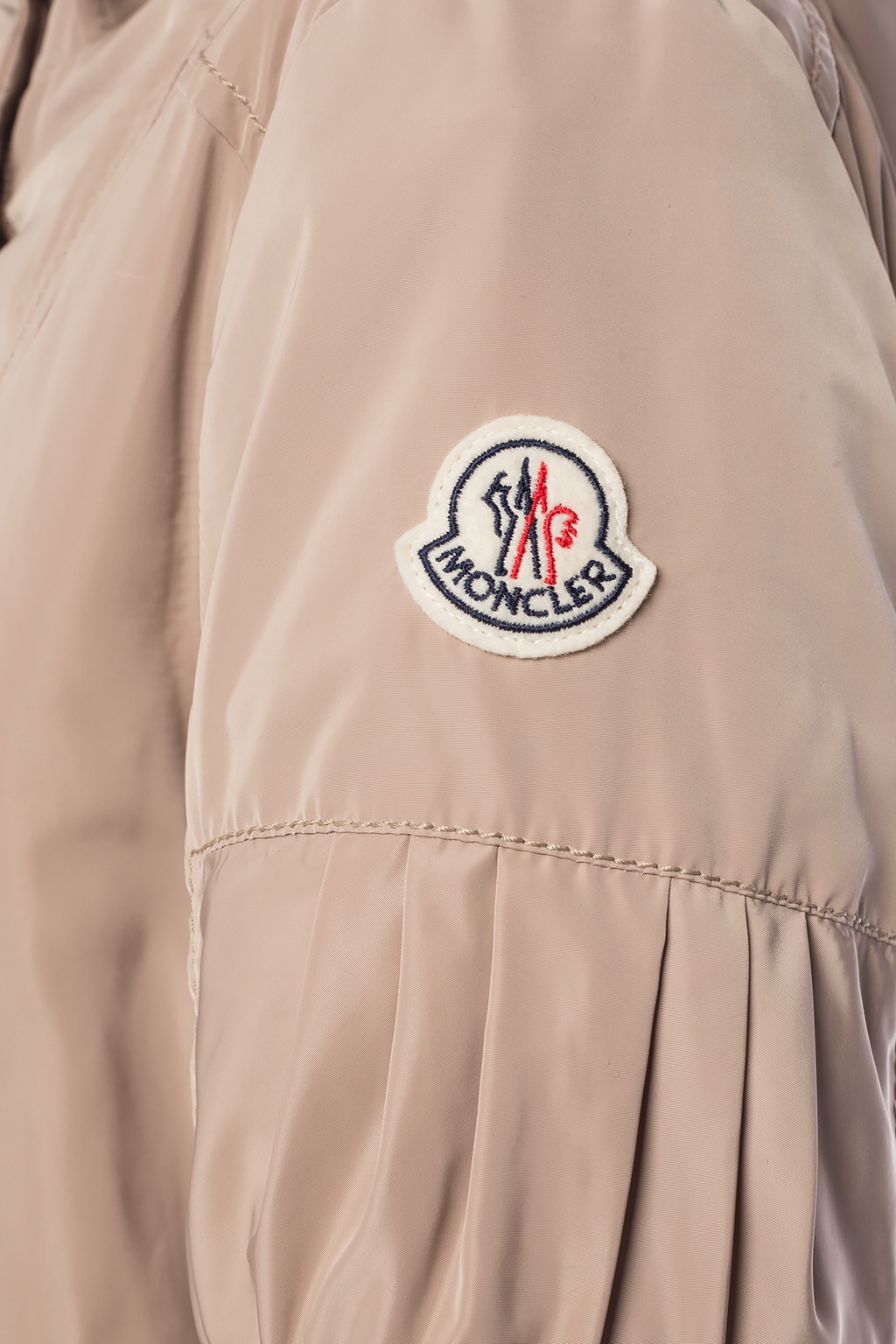 Beige 'Tarawa' jacket with ruffles Moncler - Vitkac France